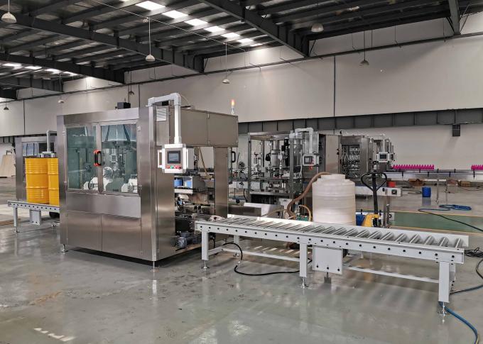 Γραμμή πλήρωσης λιπαντικού 200L